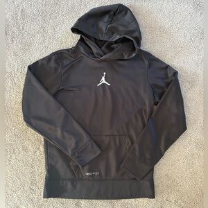 Boys Jordan Black Hoodie - Large